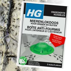 HG Mierenlokdoos BUITEN en binnen 2-Pack Dood Mieren En Hun Nest!