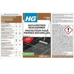 HG Natuursteen Beschermer 1 Liter Glans & Bescherming in Eén