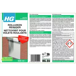 HG Rolluikenreiniger 500ml