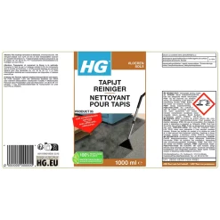 HG Tapijtreiniger en bekledingsreiniger 1 Liter
