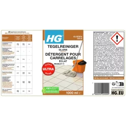 HG Tegelreiniger Glans 1 Liter Herstelt glans en reinigt diep