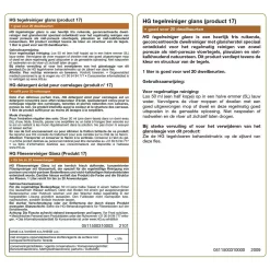 HG Tegelreiniger Glans 1 Liter Herstelt glans en reinigt diep