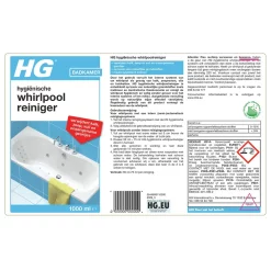 HG Whirlpool Reiniger 1 Liter Veilig, Hygiënisch en Natuurlijk