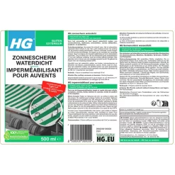 HG Zonnescherm Waterdicht 500ml Beschermt tegen regen & vocht