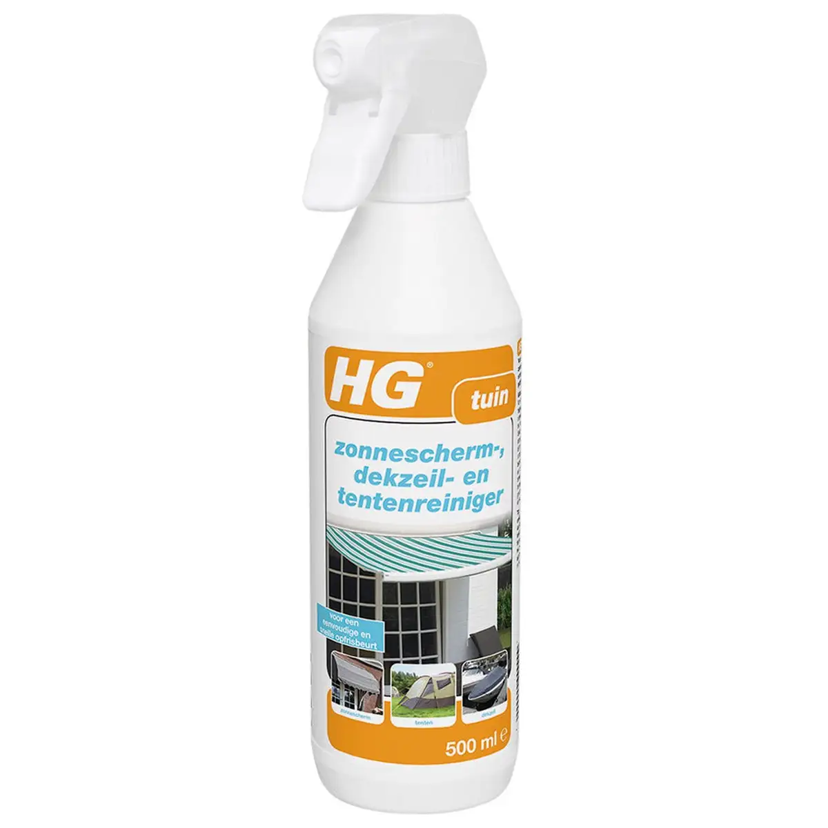 HG Zonneschermreiniger 6x500ml Stralend schone buitenstoffen, moeiteloos! 5 HG Zonneschermreiniger 6x500ml Stralend schone buitenstoffen, moeiteloos! - Afbeelding 3