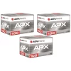 Agfa APX 100 zwart-wit film 135-36 3-Pack! - Puur analoog plezier!