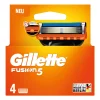 Gillette Fusion5 Scheermesjes 4-Pack Glad & Precisie