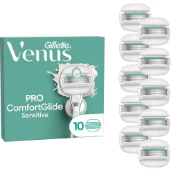 Gillette Venus Pro ComfortGlide Sensitive 10-Pack Scheermesjes