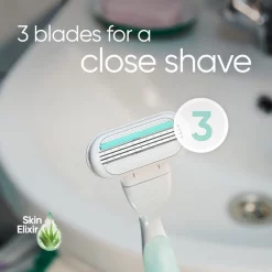 Gillette Venus Smooth Sensitive Skin Cushion 4 navulmesjes voor vrouwen