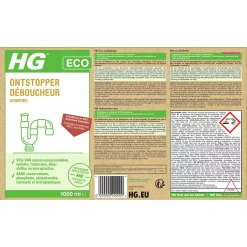 HG ECO Ontstopper 1 Liter Milieuvriendelijk & Superkrachtig