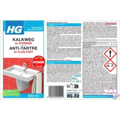 HG Kalkweg Schuimspray 3x Sterker 6x500ml 11 HG Kalkweg Schuimspray 3x Sterker 500ml Krachtig & Veilig