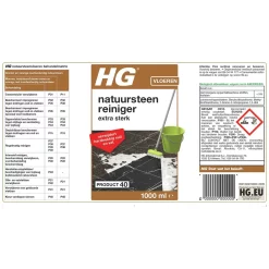 HG Natuursteenreiniger Extra Sterk 1 Liter Voor Marmer & Meer #40