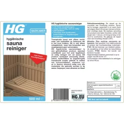 HG Sauna Reiniger 500ml Fris & Hygiënisch