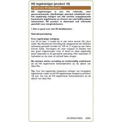 HG Tegelreiniger 1 Liter Fris, veilig en krachtig dweilen #16