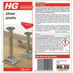 HG Zilverpoets 6x125ml Krast Niet & Laat Zilver Stralen 9 HG Zilverpoets 125ml Glanzend zilver zonder krassen