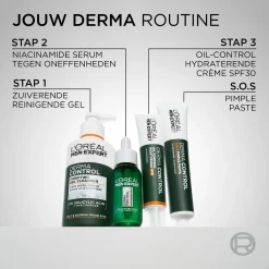 L’Oréal Paris Men Expert Derma Control Anti-Blemish Serum 30ml Tegen oneffenheden, pigmentvlekken en acne