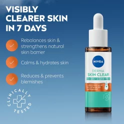 Nivea Derma Skin Clear Serum 30ml Skincare Met Hyaluronzuur en Niacinamide