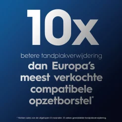Oral-B Cross Action Pro Opzetborstel 10-Pack Met CleanMaximiser Technologie