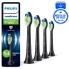 Philips Sonicare W2 Optimal White 4-Pack zwarte opzetborstels (HX6064/88)