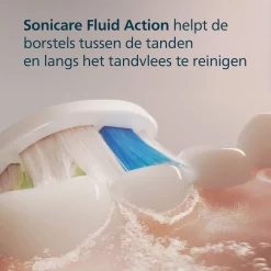 Philips Sonicare W2 Optimal White 4-Pack zwarte opzetborstels (HX6064/88)