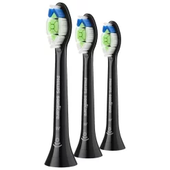Philips Sonicare W2 OptimalWhite Opzetborstels zwart 3-Pack 3+1 (HX6063/88)