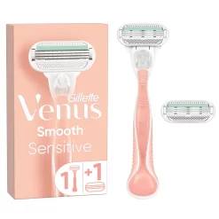 Venus Smooth Sensitive Houder met 2 mesjes Zacht scheren voor gevoelige huid