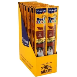 Vitakraft Beef Stick Rundvlees 50-Pack >90% vlees, suikervrij