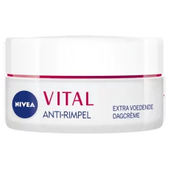 Nivea Vital Anti-Rimpel Extra Voedende Dagcrème SPF15 50ml - Rijpe en droge huid - Met arganolie en calcium