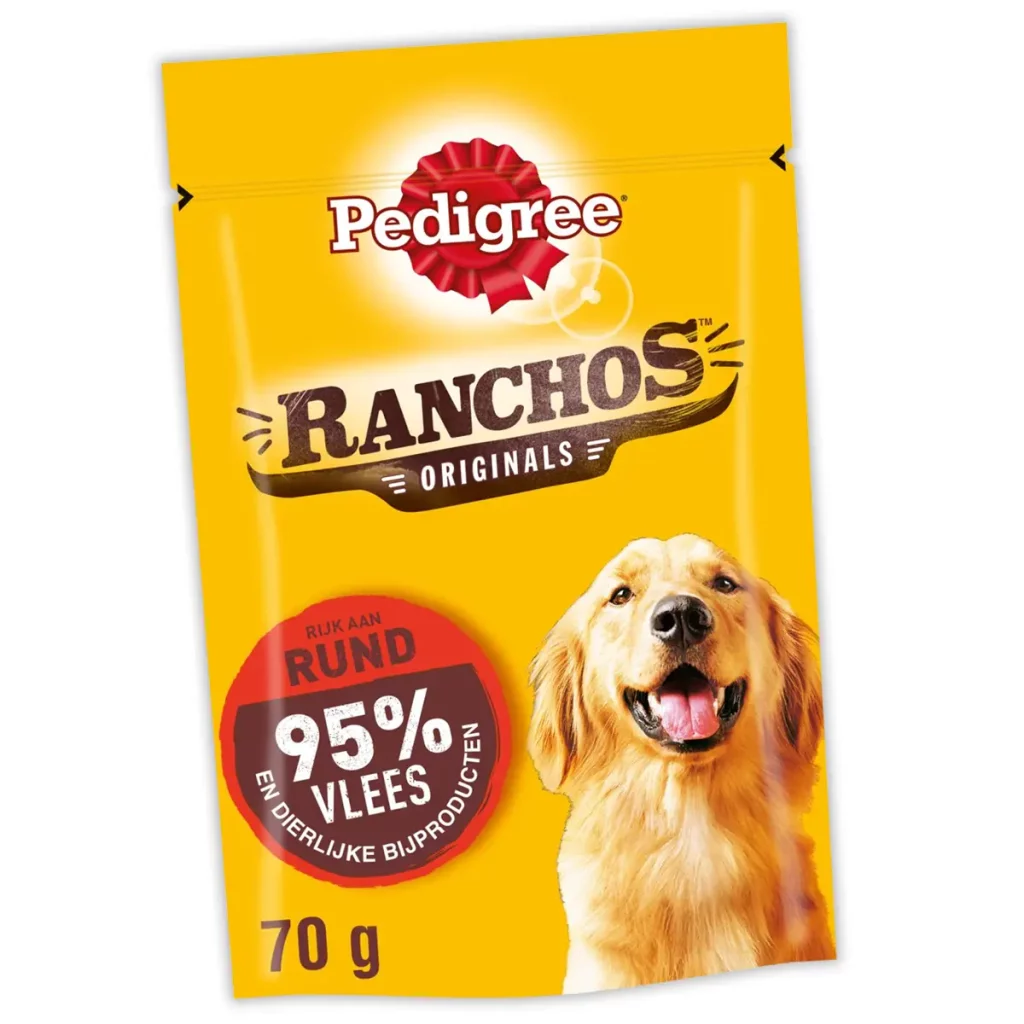 Pedigree Ranchos Rund Hondensnacks 70g Vol Smaak