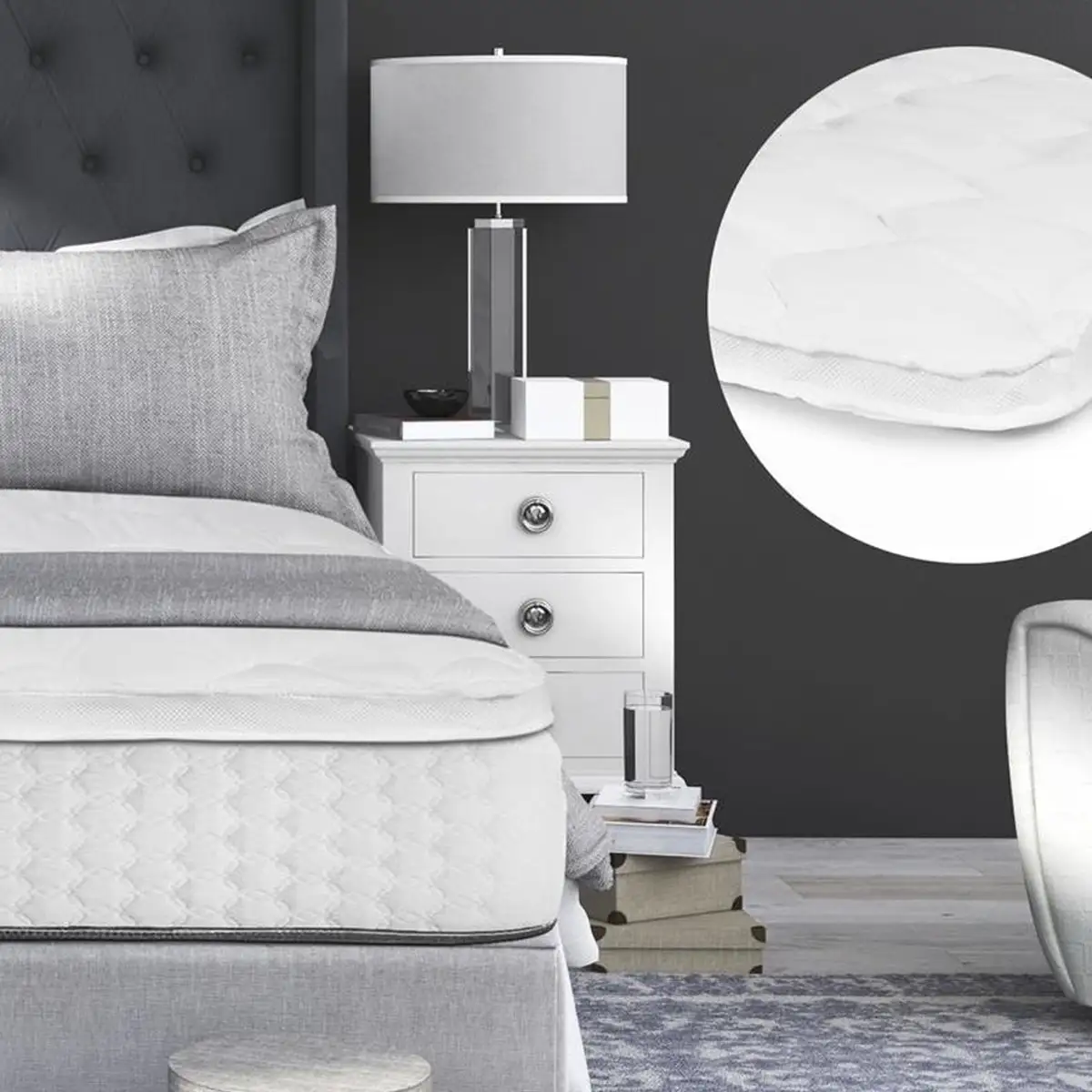 Sleeptime 3D Air Hotel Topper Wit 140x200cm Tweepersoons 4 Sleeptime 3D Air Hotel Topper Wit 140x200cm Tweepersoons - Afbeelding 2