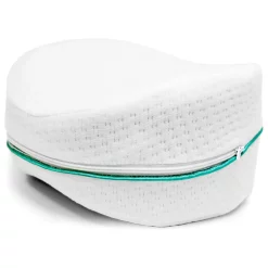 Swiss Nights Kniekussen Wit Ergonomisch Traagschuim 25x25x15cm