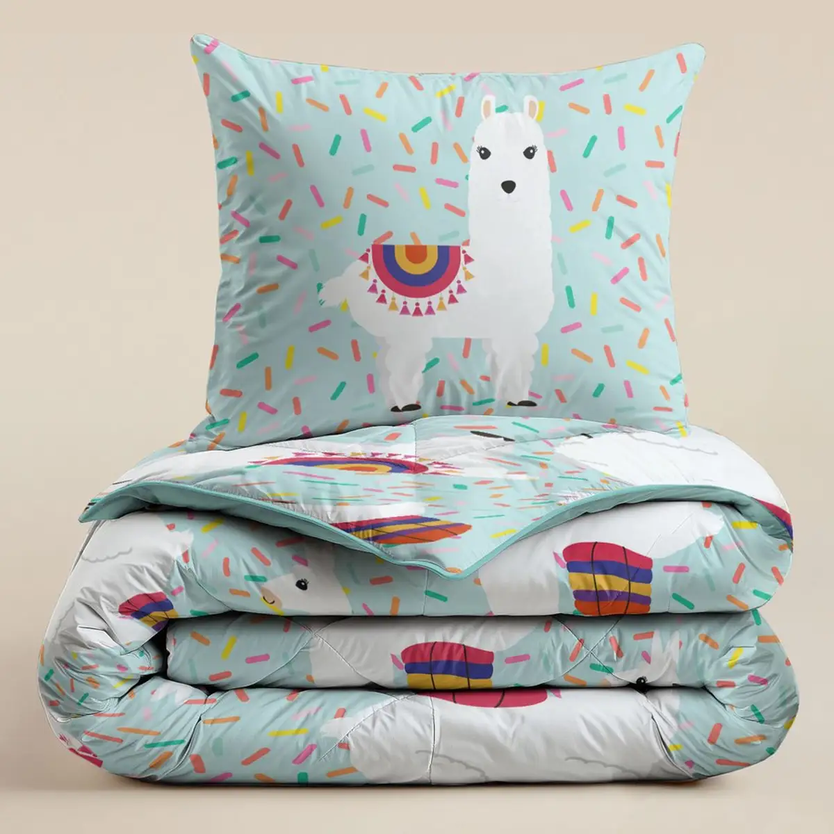 Zelesta Kiddybed Party Lama 140x200cm 5 Zelesta Kiddybed Party Lama 140x200cm - Afbeelding 3