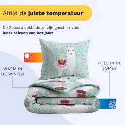 Zelesta Kiddybed Party Lama 140x200cm 17