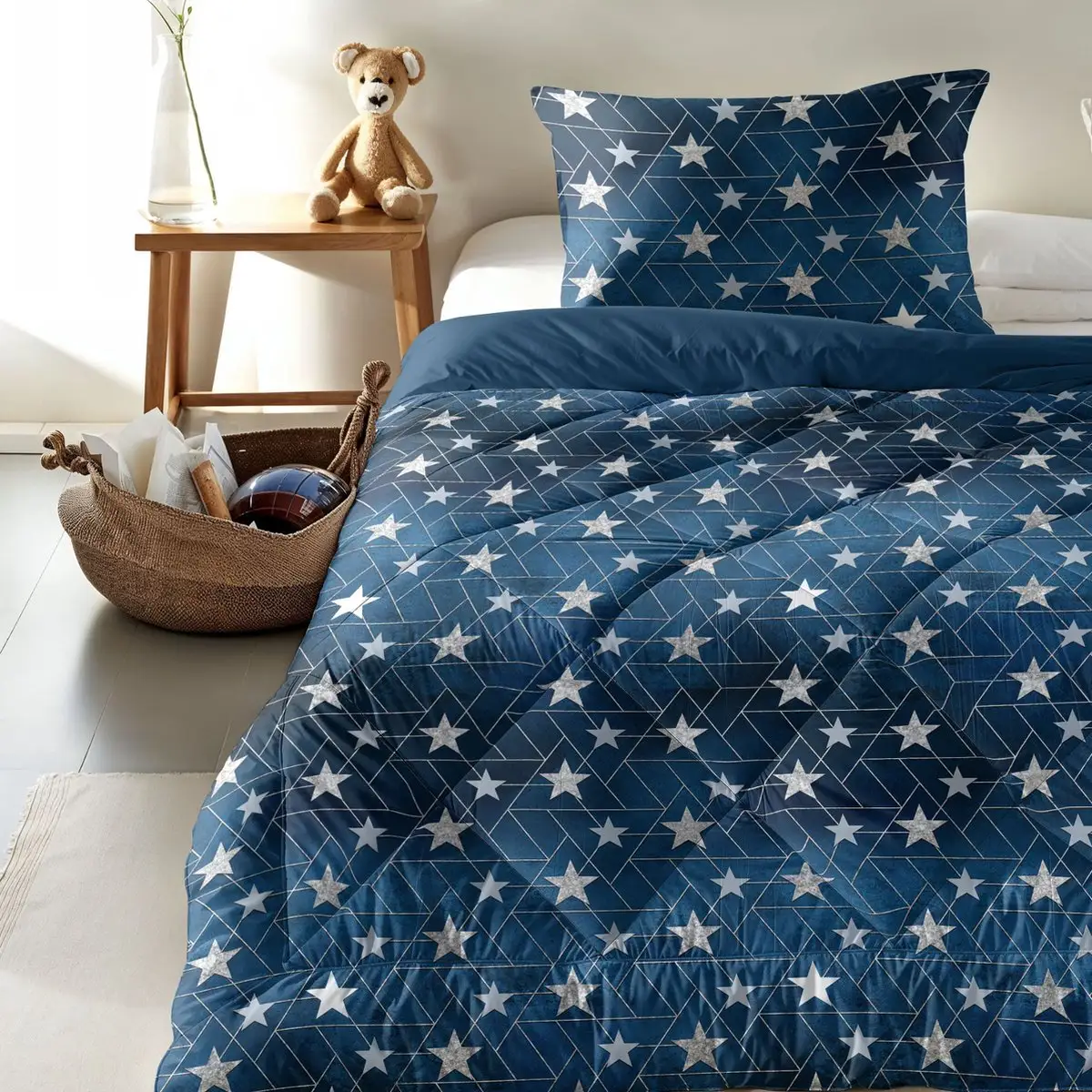 Zelesta Kiddybed Silver Stars 140x200cm 9 Zelesta Kiddybed Silver Stars 140x200cm - Afbeelding 7