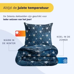 Zelesta Kiddybed Silver Stars 140x200cm 19