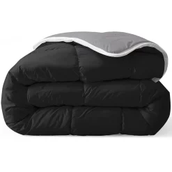 Zelesta Royalbed Black and Anthracite 200x200cm