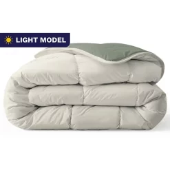 Zelesta Royalbed Light Green and Cream 200x200cm