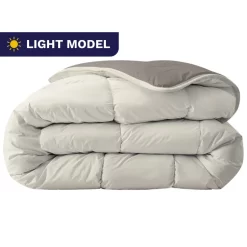 Zelesta Royalbed Light Tender Grey and Cream 140x200cm