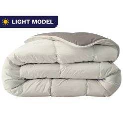 Zelesta Royalbed Light Tender Grey and Cream 240x200cm