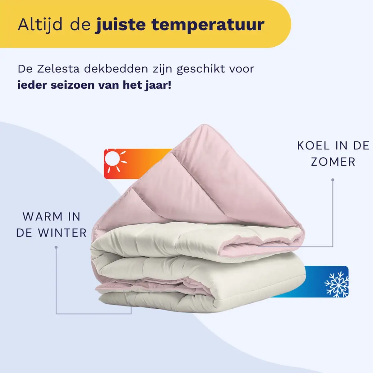 Zelesta Royalbed Pastel Pink and Cream 140x200cm 8 Zelesta Royalbed Pastel Pink and Cream 140x200cm - Afbeelding 6