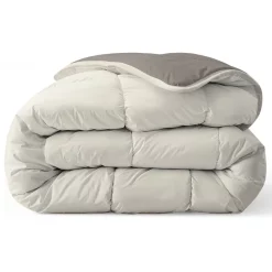 Zelesta Royalbed Tender Grey and Cream 200x200cm