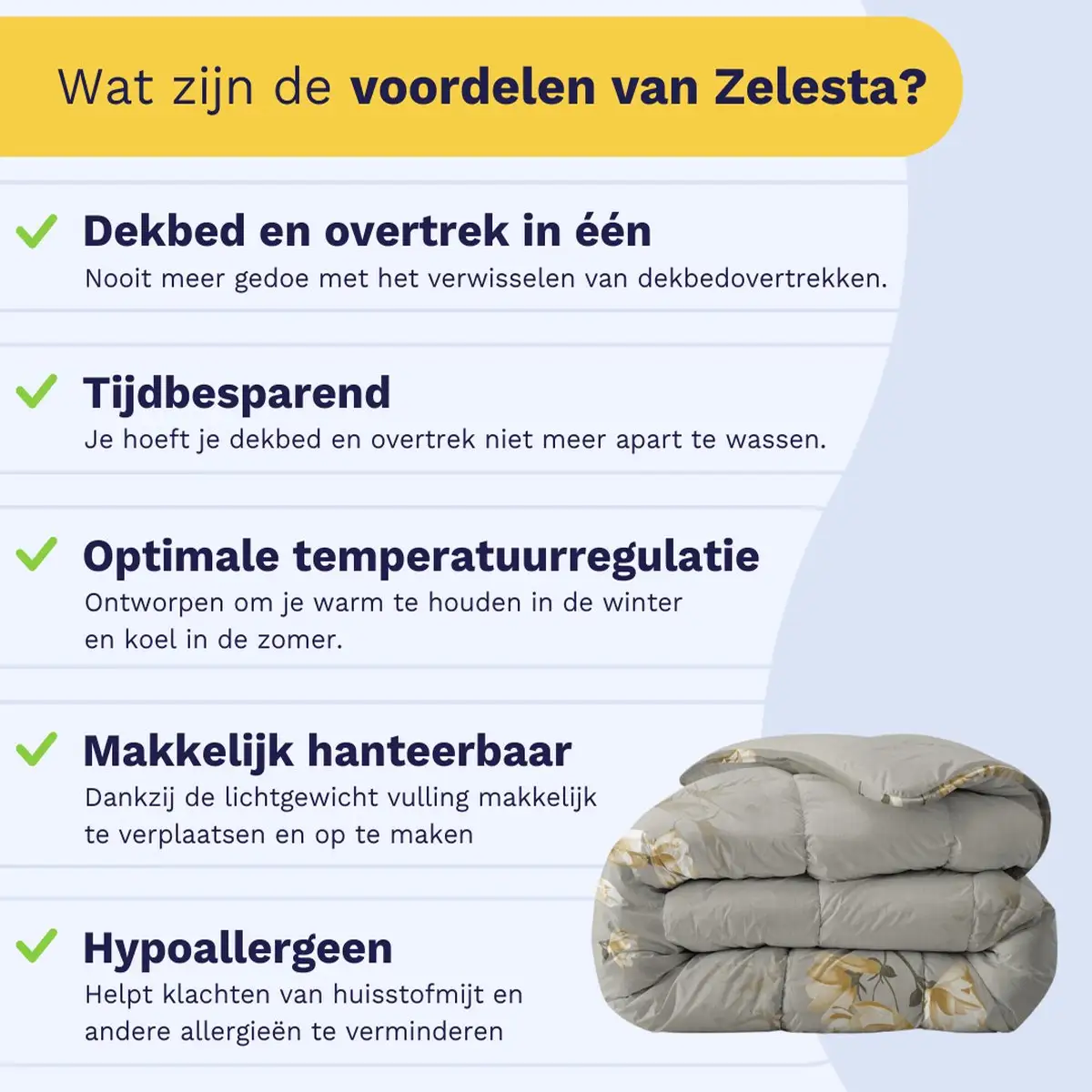 Zelesta Royalbed White Blossom 240x200cm 7 Zelesta Royalbed White Blossom 240x200cm - Afbeelding 5