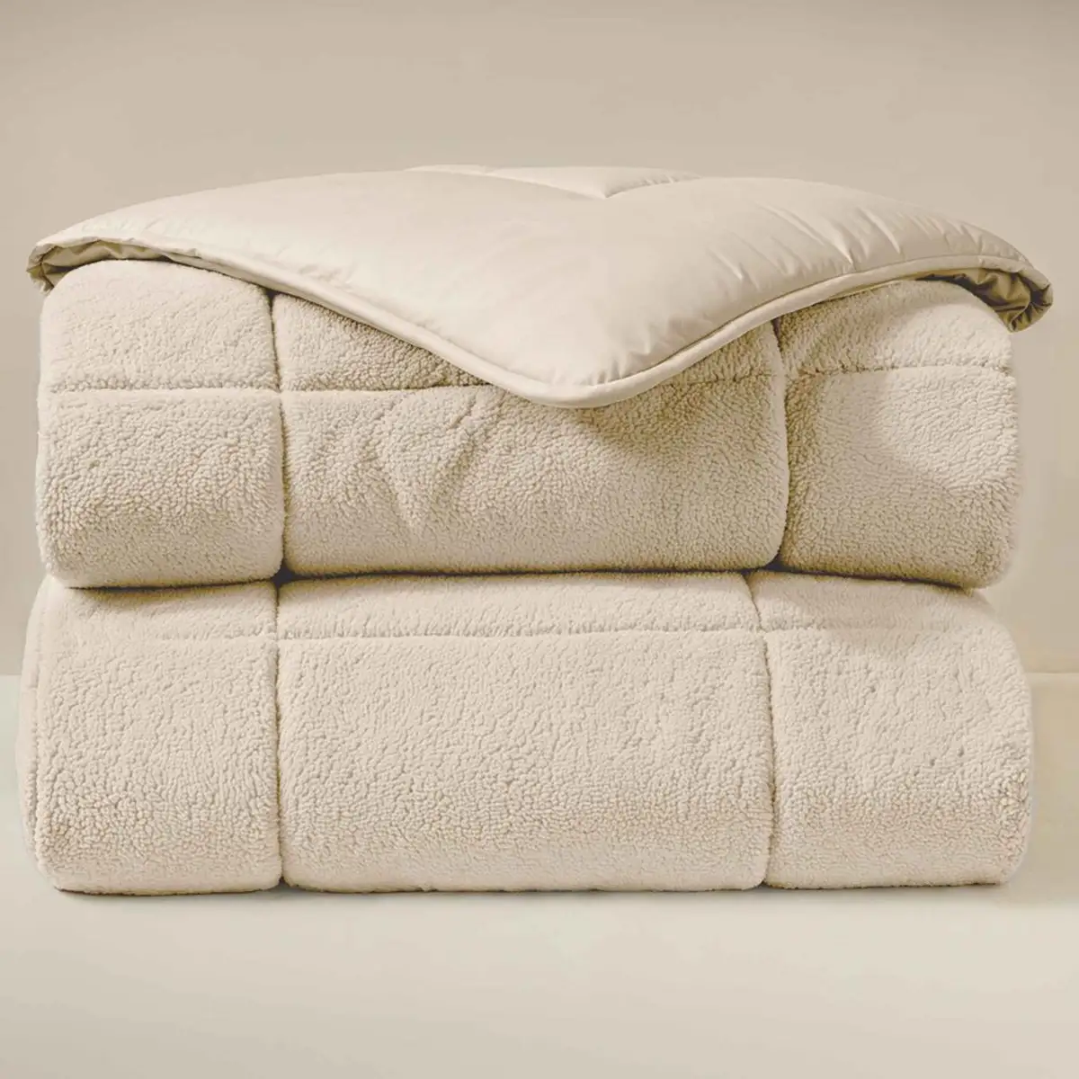 Zelesta Teddybed Creme 140x200cm 4 Zelesta Teddybed Creme 140x200cm - Afbeelding 2