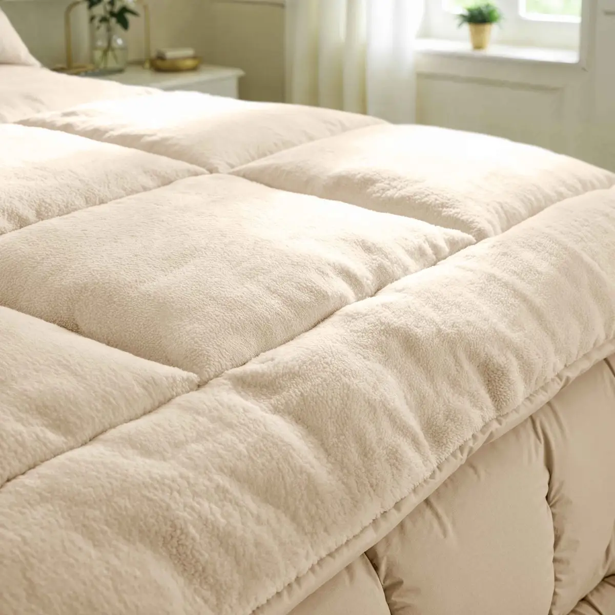 Zelesta Teddybed Creme 140x200cm 12 Zelesta Teddybed Creme 140x200cm - Afbeelding 10