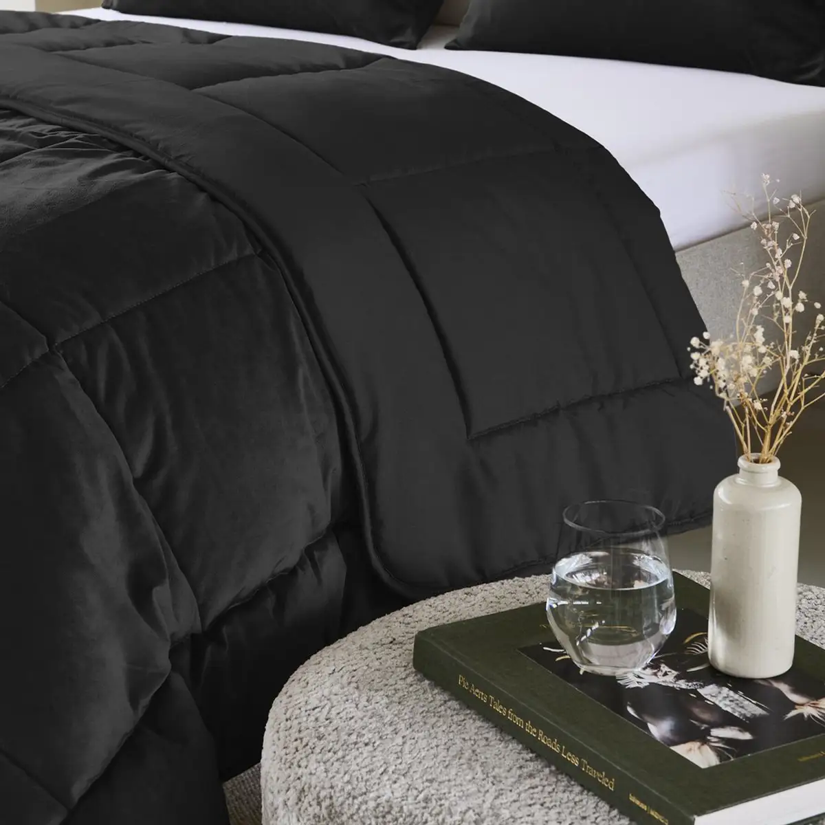 Zelesta Velvetbed Zwart 240x200cm 5 Zelesta Velvetbed Zwart 240x200cm - Afbeelding 3