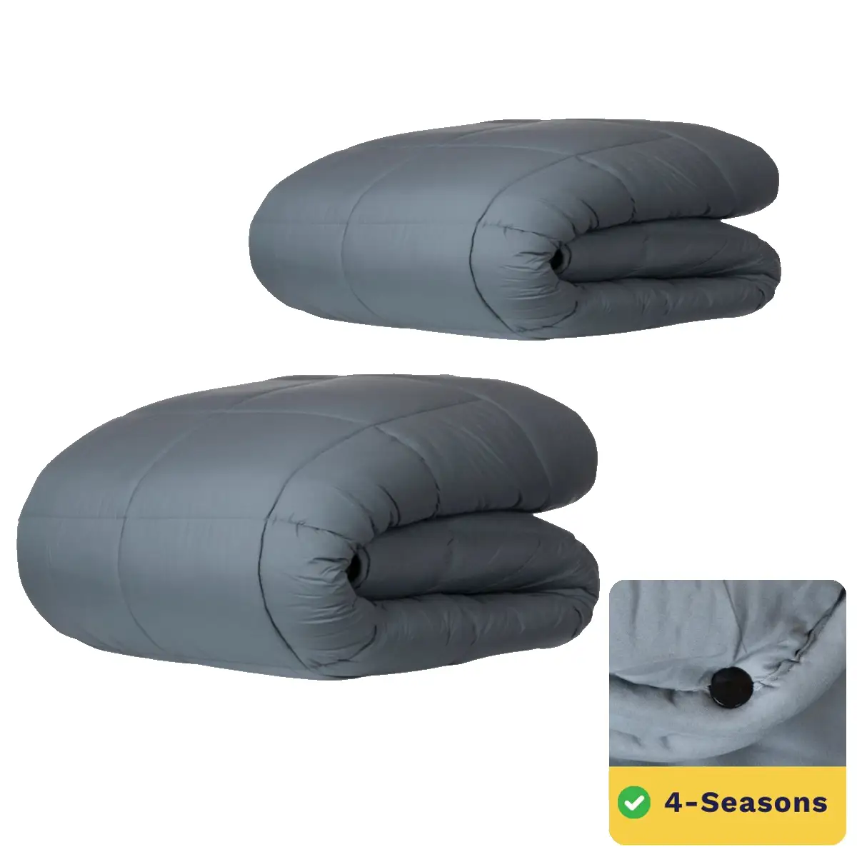 Zelesta Wonderbed 4 Seizoenen Grey 200x200cm 3 Zelesta Wonderbed 4 Seizoenen Grey 200x200cm