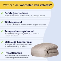 Zelesta Wonderbed 4 Seizoenen Taupe 140x200cm 14