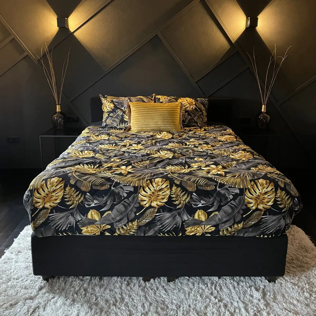 Zelesta Wonderbed Golden Leaves 160x220cm 8 Zelesta Wonderbed Golden Leaves 160x220cm - Afbeelding 6
