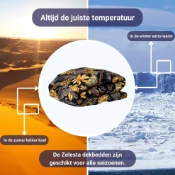 Zelesta Wonderbed Golden Leaves 160x220cm 16