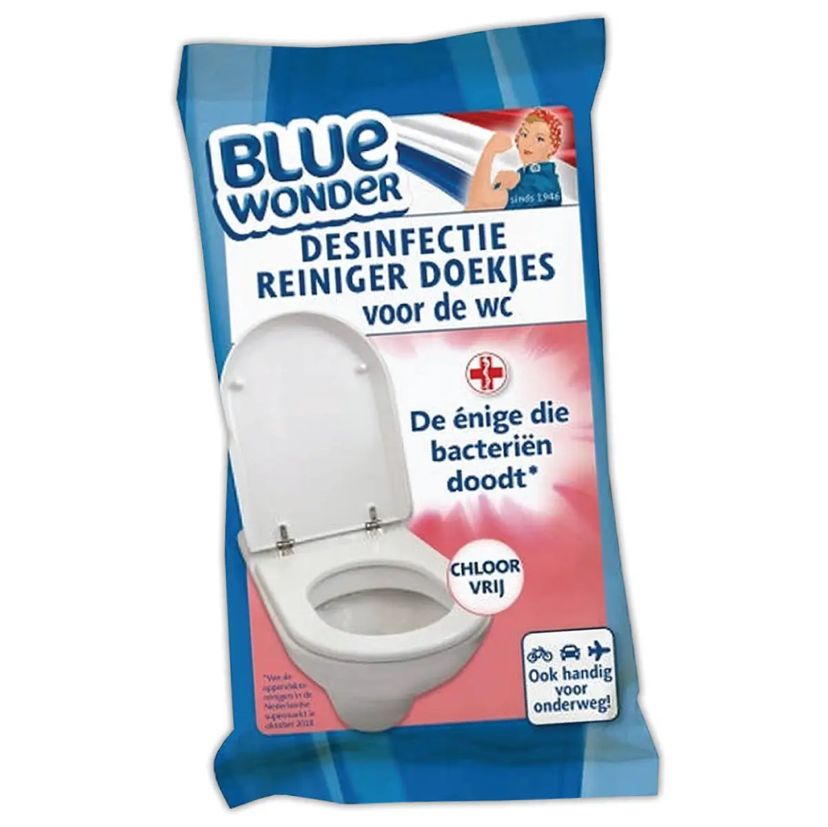 Blue Wonder Desinfectie Doekjes Voordeelverpakking 120 stuks 4 Blue Wonder Desinfectie Doekjes Voordeelverpakking